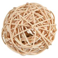 Trixie Bal met belletje riet - 4 stuks