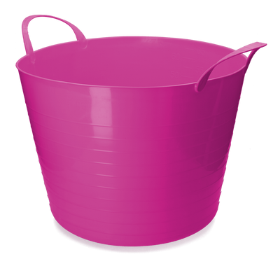 Foto van Emmer V-Trug Flexi roze 65 l