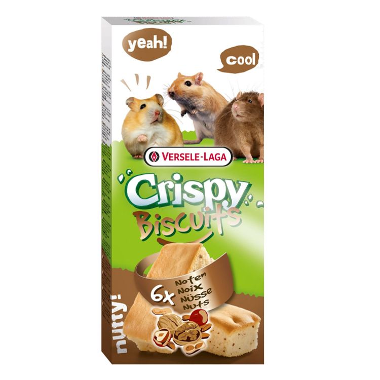 Versele-Laga Crispy Biscuit knaagdier noten a 6 Foto van Versele-Laga Crispy Biscuit knaagdier noten a 6