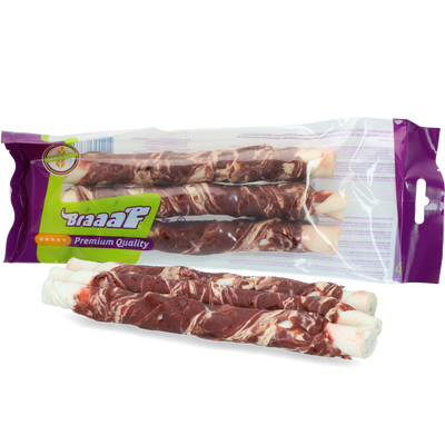 Foto van Braaaf Twister 21 cm lamb and fish