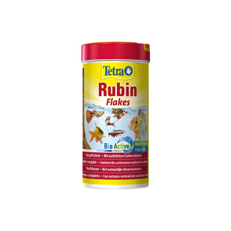 Foto van Tetra Rubin visvoer vlokken