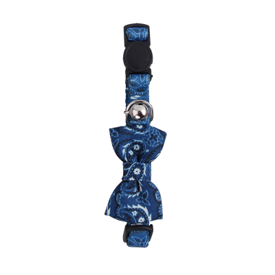 Foto van Cat collar w/Bowknot blauw