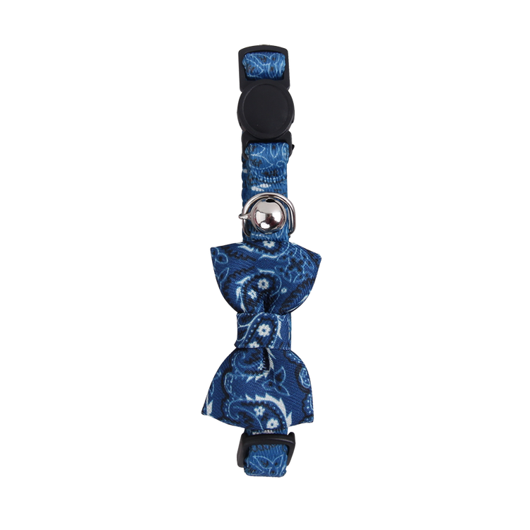 Foto van Cat collar w/Bowknot blauw