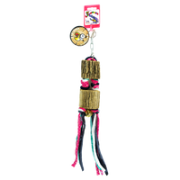 Birrdeeez Parkiet Sekelblok (2 st) en katoenfranjes