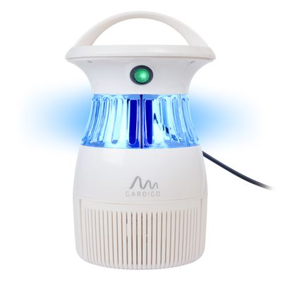 Foto van Insecten Draaiende Vanger - Muggen en vliegenval met zuigfunctie en UV-licht met Gardigo