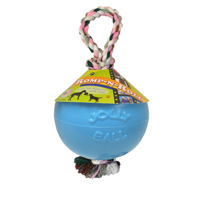 Foto van Jolly Ball Romp-n-Roll 15cm Baby Blauw (Bosbessengeur)