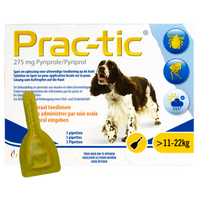 Prac-Tic 275 mg Teeken Vlo (11-22 kg) 3 pipet