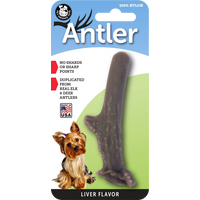 Pet Qwerks Nylon Liver Antler Small 10 cm
