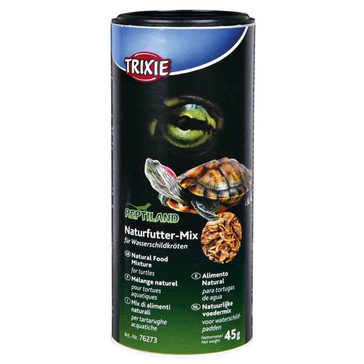 Trixie Natuurvoermix voor waterschildpadden - 4 stuks Foto van Trixie Natuurvoermix voor waterschildpadden - 4 stuks