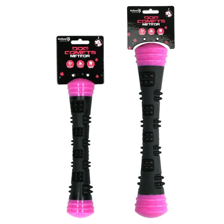 Foto van Dog Comets Meteor Werpstok roze S