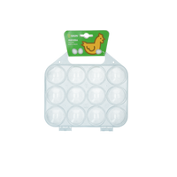 Pluimvee eieren traytje clear 12 st.