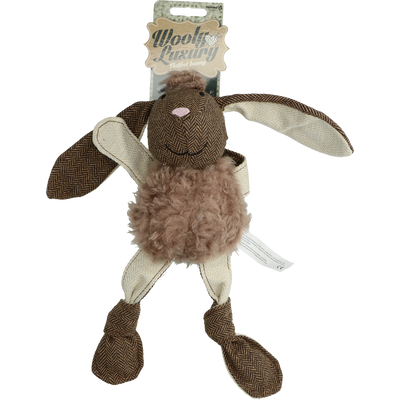 Foto van Wooly Luxury Flatfeet Konijn Bruin