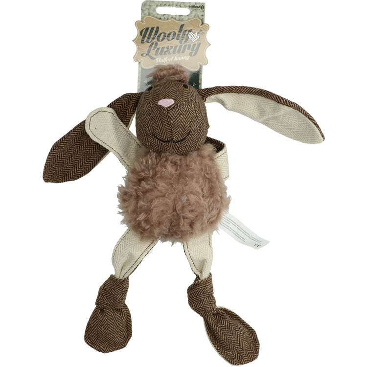 Foto van Wooly Luxury Flatfeet Konijn Bruin