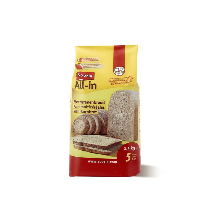 Soezie All-in meergranenbrood Foto van Soezie All-in meergranenbrood