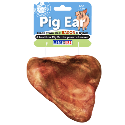 Foto van Pet Qwerks Bacon Pig Ear - Large