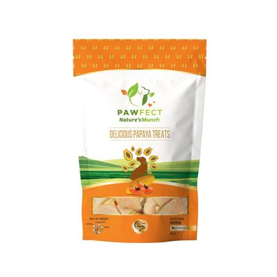 Foto van Pawfect Nature's Munch - Papaya 40 gr.