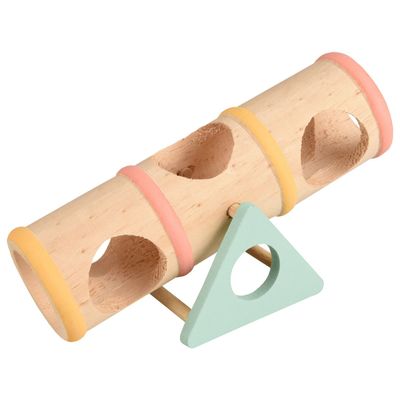 Flamingo Knaagdierenspeelgoed wip-wap buis Foto van Flamingo Knaagdierenspeelgoed wip-wap buis