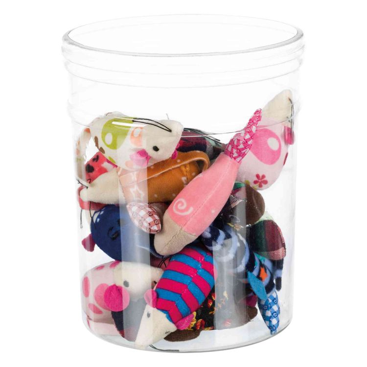 Trixie Muis/vis pluche/stof catnip - 42 stuks Foto van Trixie Muis/vis pluche/stof catnip - 42 stuks