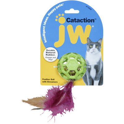 Foto van JW Cataction Feather Ball with Bell