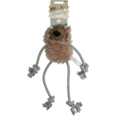 Foto van Wooly Luxury Ropy Leeuw Bruin