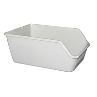 High-back Litter pan 61x45x25cm