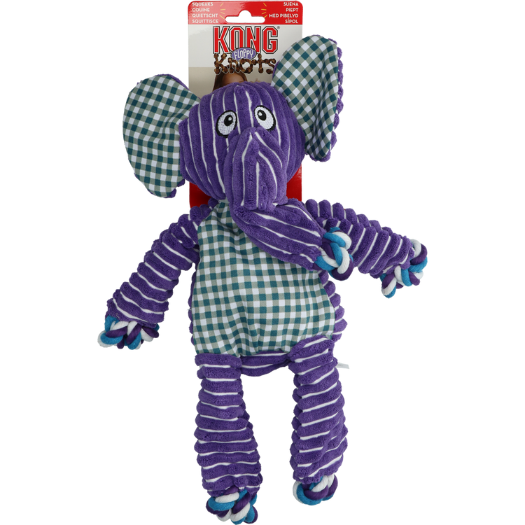 Foto van KONG Floppy Knots Elephant