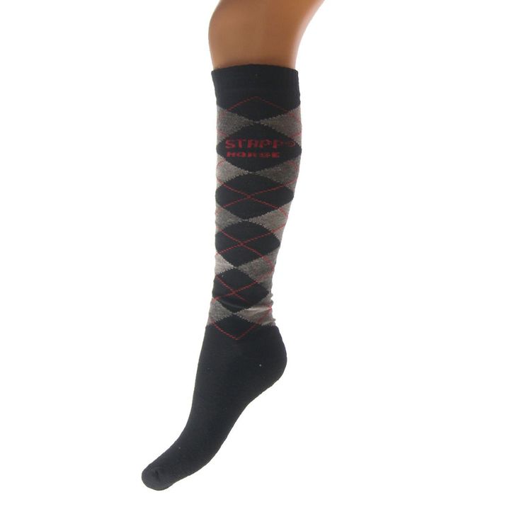 Stapp Horse Kniekous horse ruit lurex Foto van Stapp Horse Kniekous horse ruit lurex