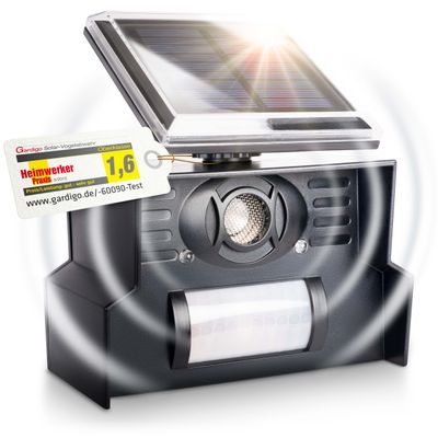 Vogelverjager Solar - Bescherm uw tuin tegen ongewenste vogels - Gardigo Foto van Vogelverjager Solar - Bescherm uw tuin tegen ongewenste vogels - Gardigo