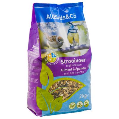 Foto van AllBirds&Co Strooivoer met insecten