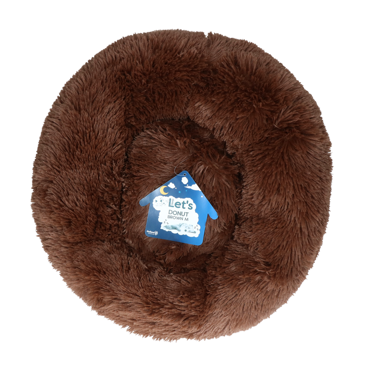 Foto van Let's Sleep Donut 50 cm Bruin