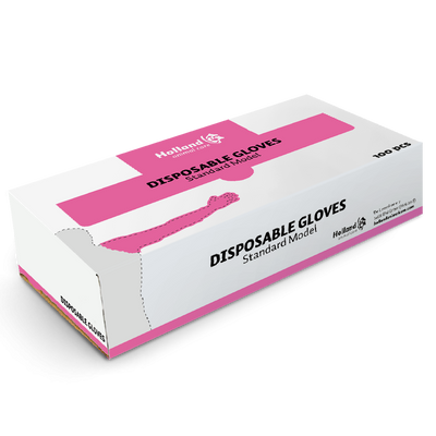 Foto van Wegwerphandschoenen Vet Roze