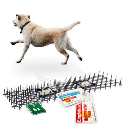 Foto van Dierenverjager-barrière 6-pack - Veelzijdige afweer tegen honden | katten | konijnen - Gardigo