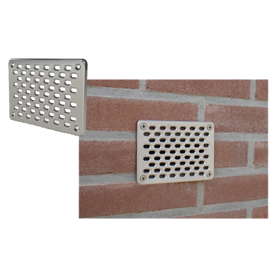 Foto van GevelFix RVS voorzetrooster 10 x 14 cm