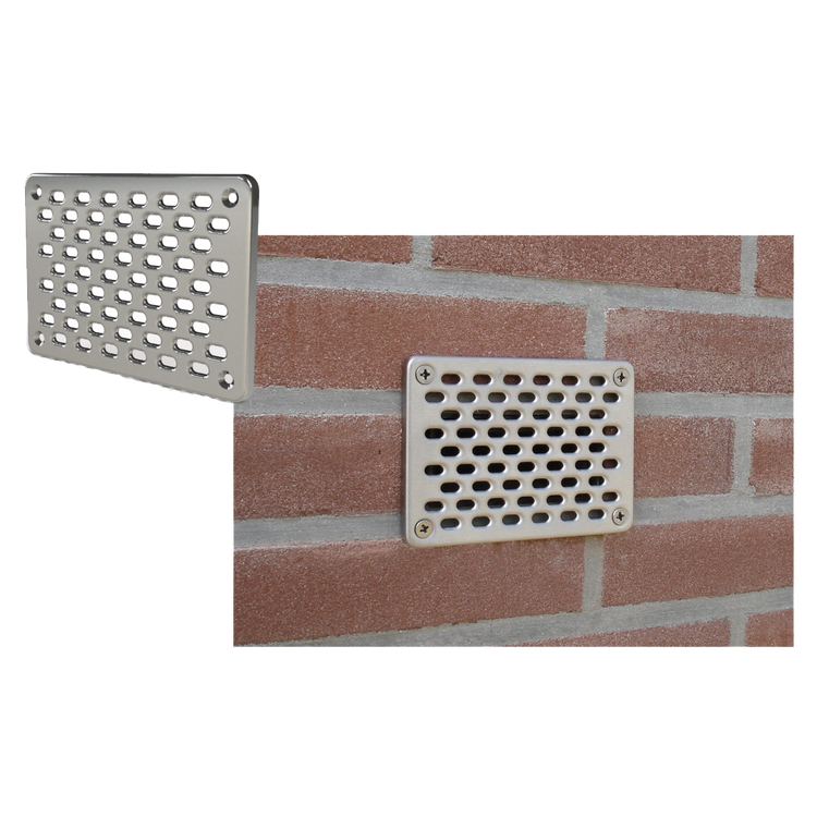 Foto van GevelFix RVS voorzetrooster 10 x 14 cm