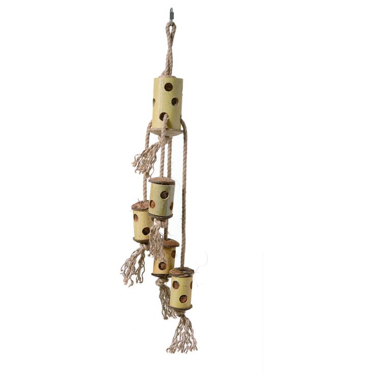 Homestyle Vogelspeelgoed bamboo Foto van Homestyle Vogelspeelgoed bamboo