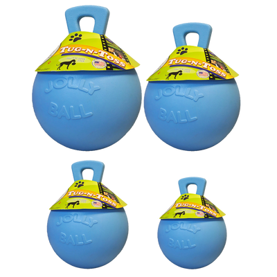 Foto van Jolly Tug-n-Toss 15 cm Baby Blauw (Bosbessengeur)