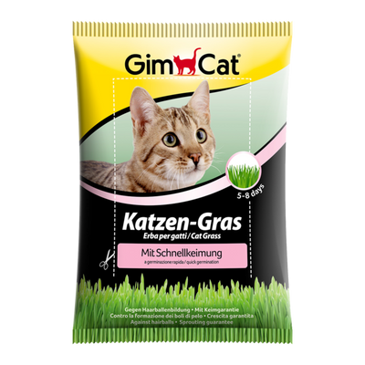 Foto van GimCat Kattengras in snelkiemzakje 100 g