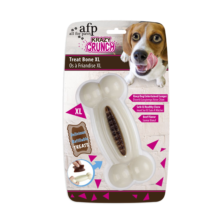 Foto van AFP Krazy Crunch-Treat Bone XL with 1 treat