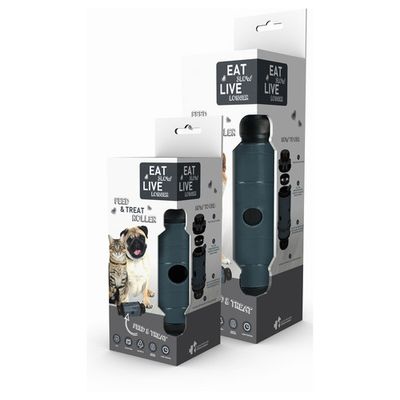 Foto van Eat Slow Live Longer Feed and Treat L Grijs