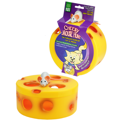 Foto van VisionSmart Cheesy Mouse Hunt Cat Toy