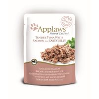 Applaws Kattenvoer Quick Serve Jelly Tonijn Wholemeat & Zalm 70 gr.