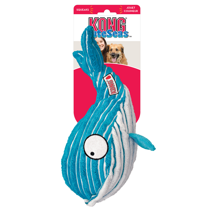 Foto van KONG Cuteseas Whale L 29.8 cm x 19.8 cm