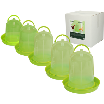 Foto van Pluimvee drinktoren 8 l green lemon