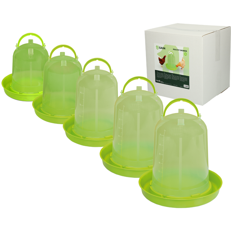 Foto van Pluimvee drinktoren 8 l green lemon