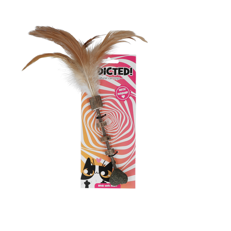 Foto van Addicted Stick with heart and feathers