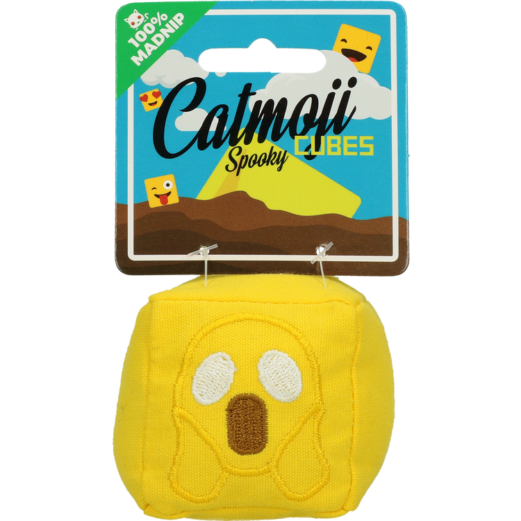 Foto van Emoji Cat Cube Spooky (met MadNip)