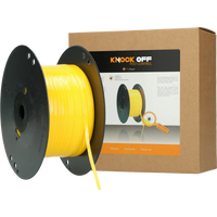 Knock Off Vliegenlint Vervangingsrol geel 400 m