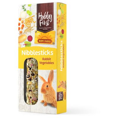 Foto van Hobbyfirst Hope Farms Nibblesticks Rabbit Vegetables