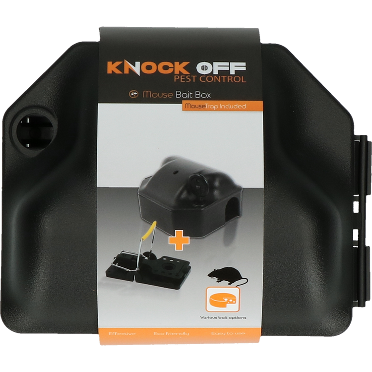 Foto van Knock Off Voerdoos Muis incl. muizenklem + sleutel
