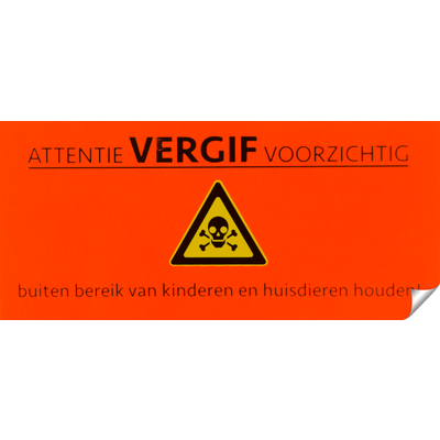 Foto van Sticker en Vergifen